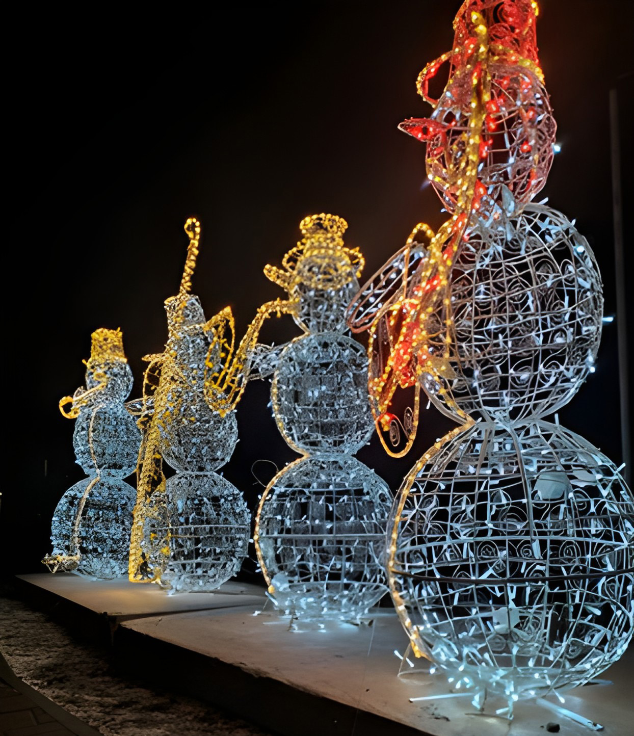 Снеговики музыканты