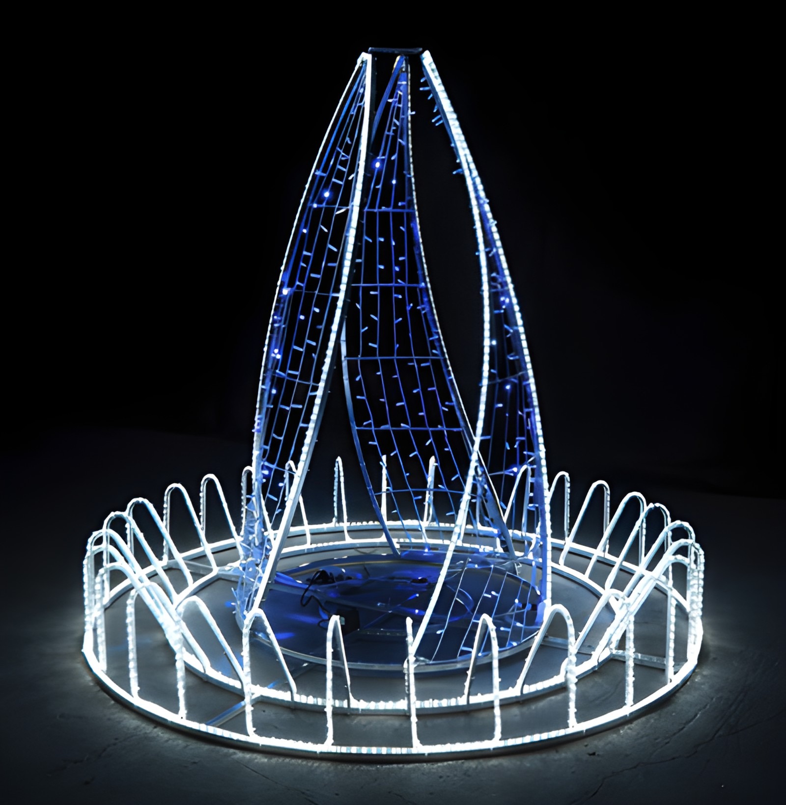 Световой фонтан