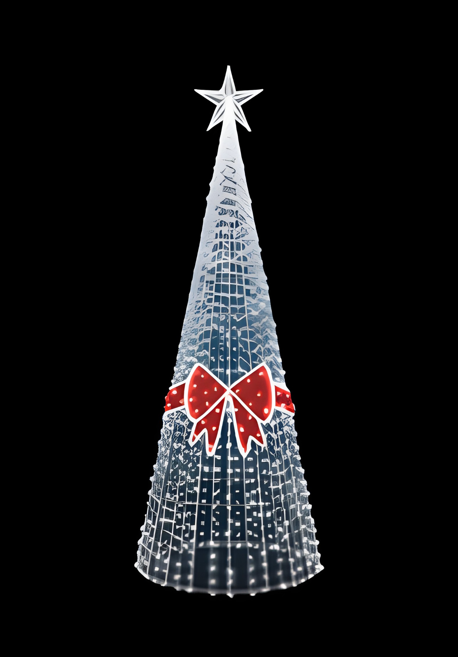 Ель новогодняя объемная